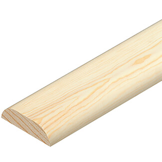 Cheshire Moulding D Mould Covers in Pine - 2400mm L - Bundle of 30