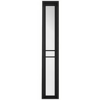 LPD Greenwich W6 Internal Sidelight Door with 3 Clear Glazed Light - Prefinished Black