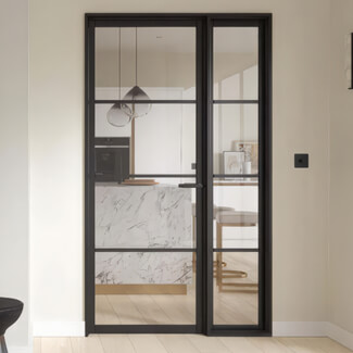 LPD Manhattan Universal Internal Door Frame Kit - Prefinished Black