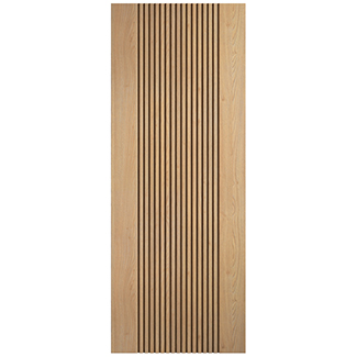 LPD Sydney Flutted Internal Door - Prefinished Oak