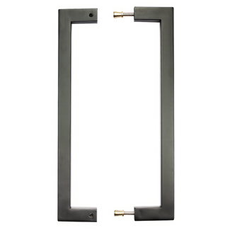 Deanta Urban Pull Handle Pair for Doors 20mm Dia x 320mm L - Matt Black