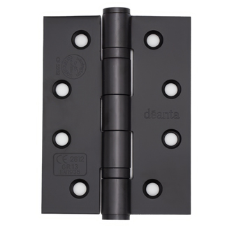 Deanta Grade-13 Fire Rated Hinges Pair 76 W x 102 H x 3mm T - Black