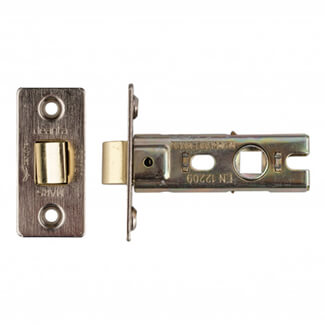 Deanta Tubular Fire Rated Door Latch in Satin Nickel Finish