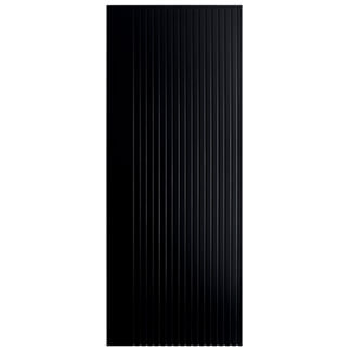 Deanta Malmo Flutted Internal Fire Door - Fully Finished Black