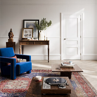 LPD Toledo Internal Door with 3 Panel - White Primed