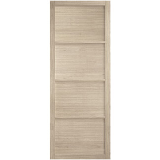 LPD Soho Internal Door with 4 Panel - Prefinished Blonde Oak