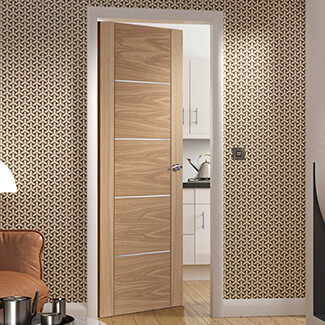 XL Joinery Portici Internal Door with 5 Panel - Prefinished Oak