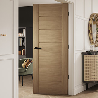XL Joinery Palermo Essential Internal Door with 7 Panel - Unfinished Oak
