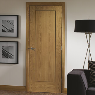 XL Joinery Pattern 10 Internal Door with 1 Panel - Prefinished Oak