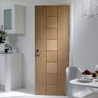 XL Joinery Messina Pre-Finished Oak 8-Panels Internal Door