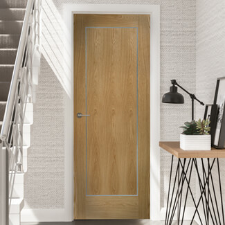XL Joinery Varese Pre-Finished Oak 1-Panel Internal Door