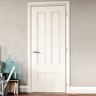 Deanta Canterbury Internal Door with 3 Panel - White Primed