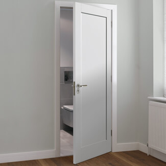 JB Kind Antigua Internal Door with 1 Panel - White Primed