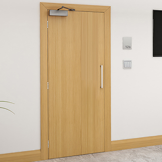 Deanta Internal Flush Door - Prefinished Oak