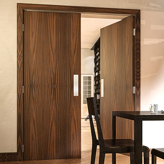 Deanta Internal Flush Door - Prefinished Walnut