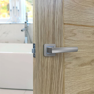 JB Kind Denver Latch Door Handle Pack 124 w x 52mm