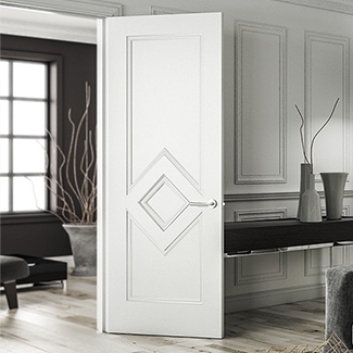 Deanta Ascot Internal Door with 3 Panel - White Primed