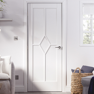 LPD Reims Internal Door with 5 Panel - White Primed