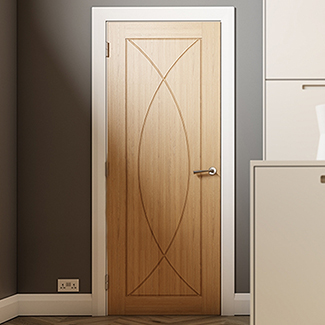 Deanta Amalfi Internal Door with 5 Panel - Prefinished Oak