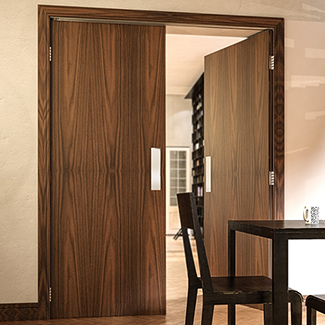 Deanta Internal Flush Fire Door FD30 - Prefinished Walnut