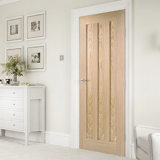 LPD Idaho Internal Door with 3 Panel - Prefinished Oak
