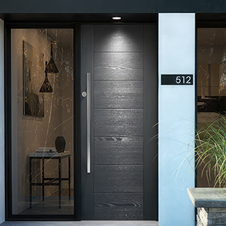 LPD Modica External Door with 7 Panel - Prefinished Grey