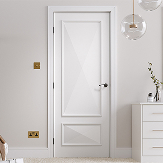 LPD Knightsbridge Internal Door with 2 Panel - White Primed