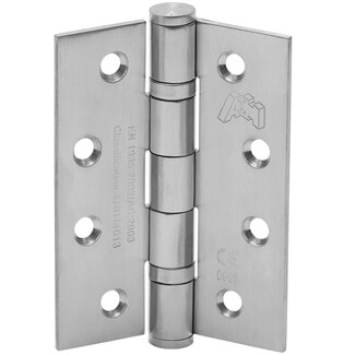 JB Kind 3 Inch Ball Bearing Stainless Steel Hinges for Fire Doors - Pack of 3