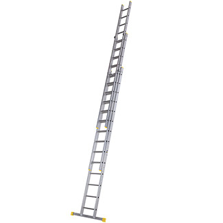 Werner Square Rung 4.14m Triple Extension Ladder