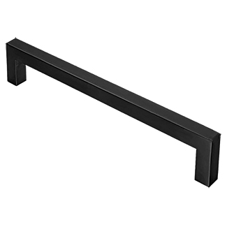 Atlantic Mitred Pull Handle Bolt Through 300mm L - Matt Black