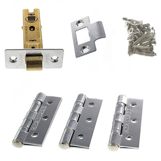 Atlantic 3 Inch Latch with 3 x 3 Inch Ball Bearing Hinges