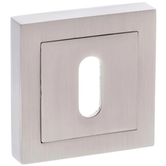 Atlantic Senza Pari Key Escutcheons Pair on Square Rose - 51mm W