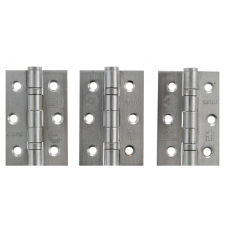 Atlantic 3 Inch Ball Bearing Hinges - Grade 7 CE Fire Rated - Pack Of 3