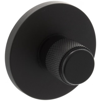 Atlantic Millhouse WC Turn And Release on 5mm Slimline Round Rose - Knurled Brass