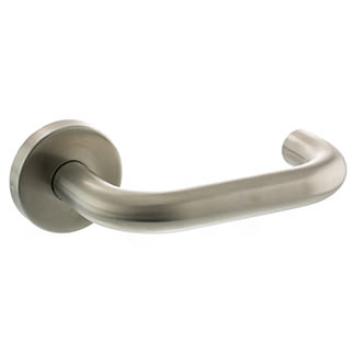 Atlantic Return To Door Safety Lever on Round Rose - 132mm L