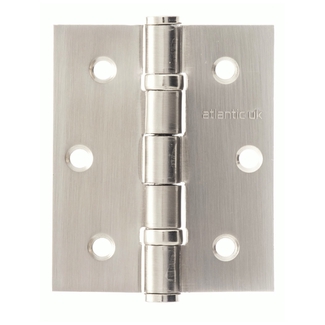 Atlantic 3 Inch Ball Bearing Hinges in Steel - 63.5mm W x 2.5mm T