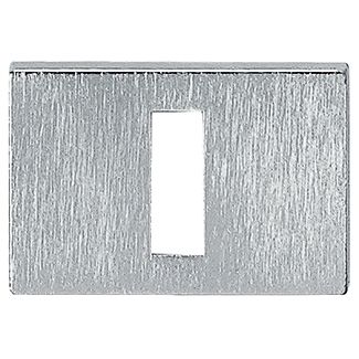 Atlantic Tupai Rapido RetaLine/VersaLine Key Escutcheons on Long Rose - 52 W x 35mm H