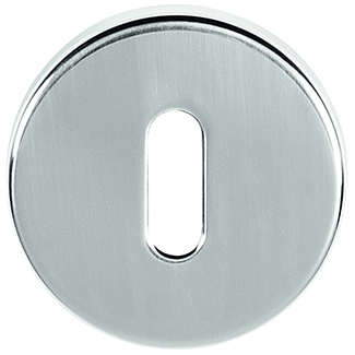 Atlantic Tupai Rapido CurvaLine Key Escutcheons on Round Rose - 52mm Dia