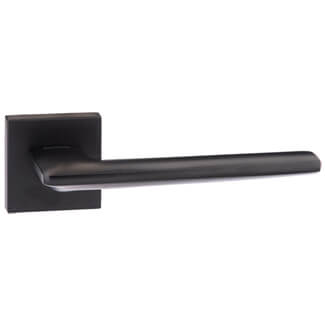 Atlantic Forme Boston Lever Door Handle on Minimal Square Rose - 140mm L