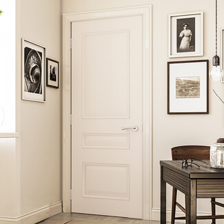 Deanta Windsor Internal Door with 3 Panel - White Primed