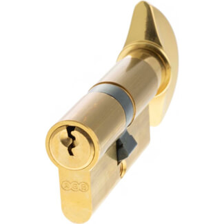 Atlantic AGB 60mm Euro Profile Cylinder Key To Turn Lock - 5 Pin Coding