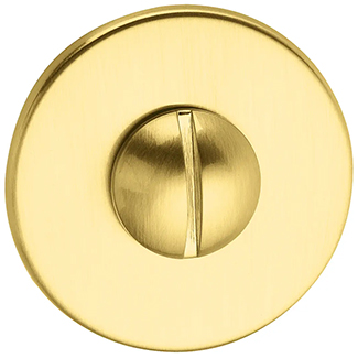 Atlantic Tupai Exclusivo 5S Line WC Turn and Release on Slimline Round Rose Raw Brass - 52mm Dia