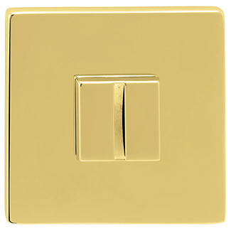 Atlantic Tupai Exclusivo 5S Line WC Turn and Release on 5mm Slimline Square Rose Raw Brass
