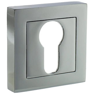 Atlantic Status Euro Escutcheons on S4 Square Rose - 52mm W