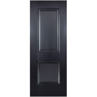 LPD Arnhem Internal Door with 2 Panel - Black Primed