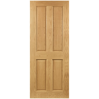 Joseph Miles Kelby Internal Fire Door with 4 Panel - Prefinished Oak