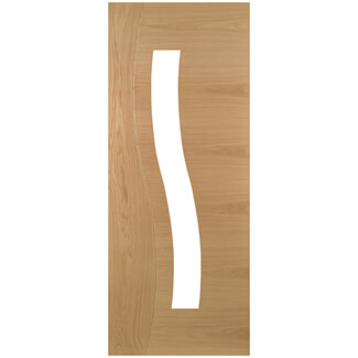 Joseph Miles Cadira Internal Door with 1 Clear Glazed Light - Prefinished Oak
