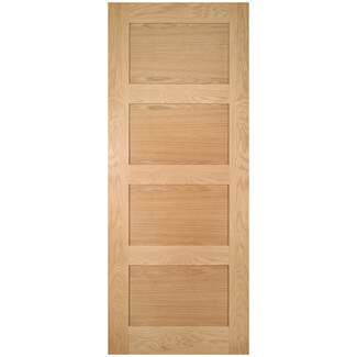 Joseph Miles Caverly Internal Door with 4 Panel - Prefinished Oak