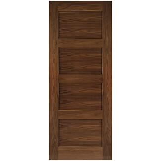 Joseph Miles Caverly Internal Door with 4 Panel - Prefinished Walnut