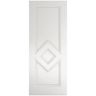 Joseph Miles Arwick Internal Fire Door with 3 Panel - White Primed
